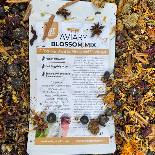 Blossom Mix Floral Topper For Parrots - The Aviary Parrot Food