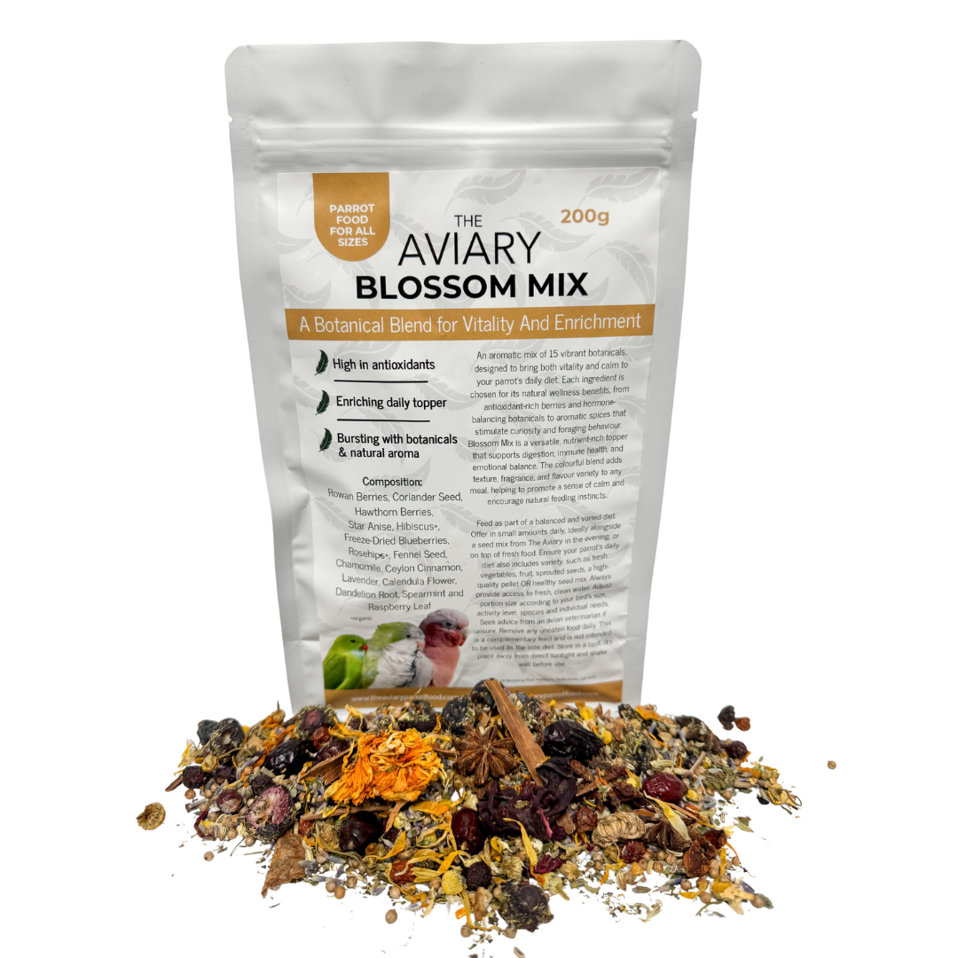 Blossom Mix Floral Topper For Parrots - The Aviary Parrot Food