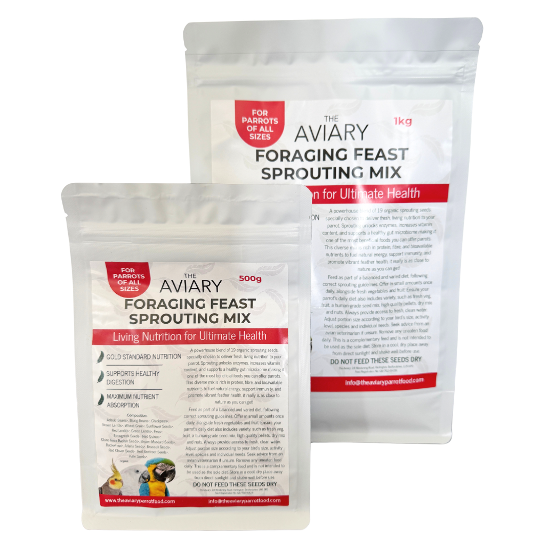 Foraging Feast Sprouting Seeds For Parrots - The Aviary Parrot Food