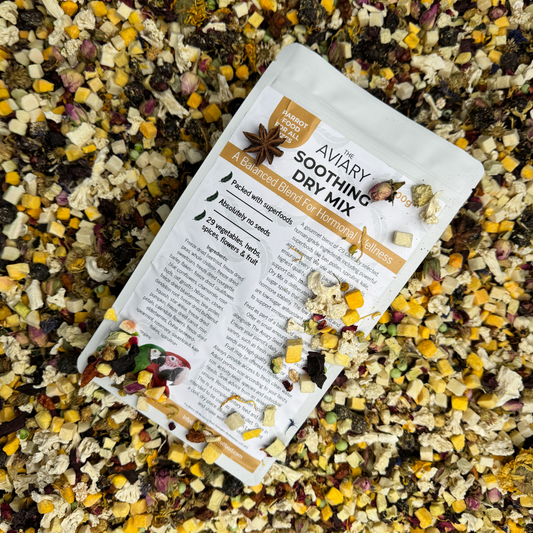 Soothing Dry Mix For Parrots - The Aviary Parrot Food