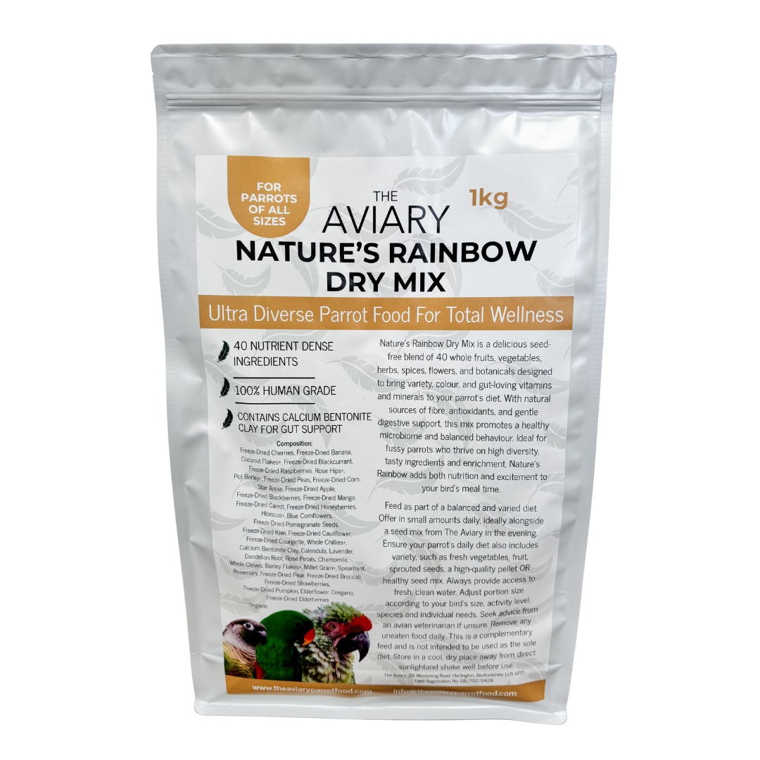Nature's Rainbow Dry Mix For Parrots - Ultra Healthy Parrot Food