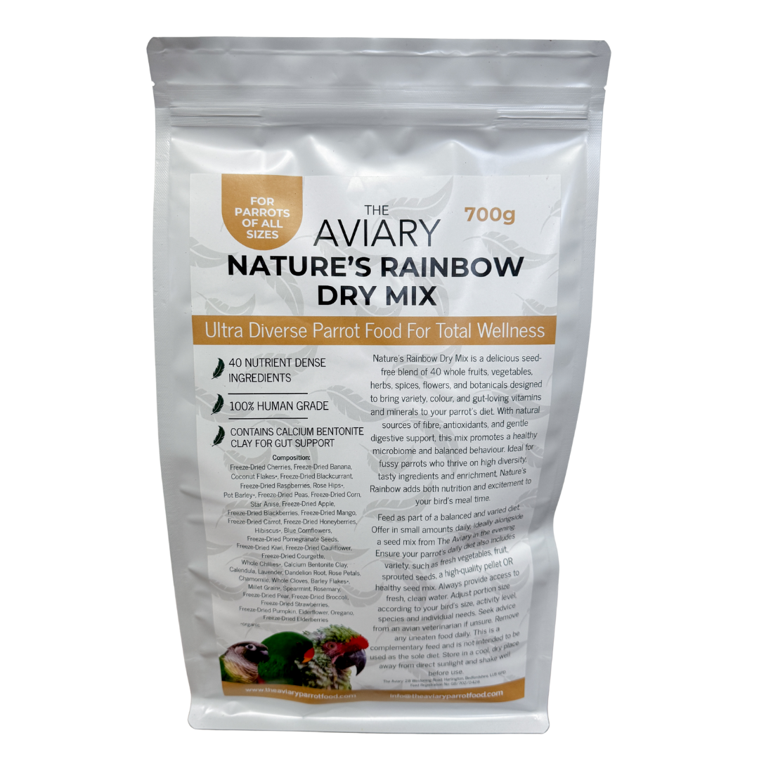 Nature's Rainbow Dry Mix For Parrots - Ultra Healthy Parrot Food