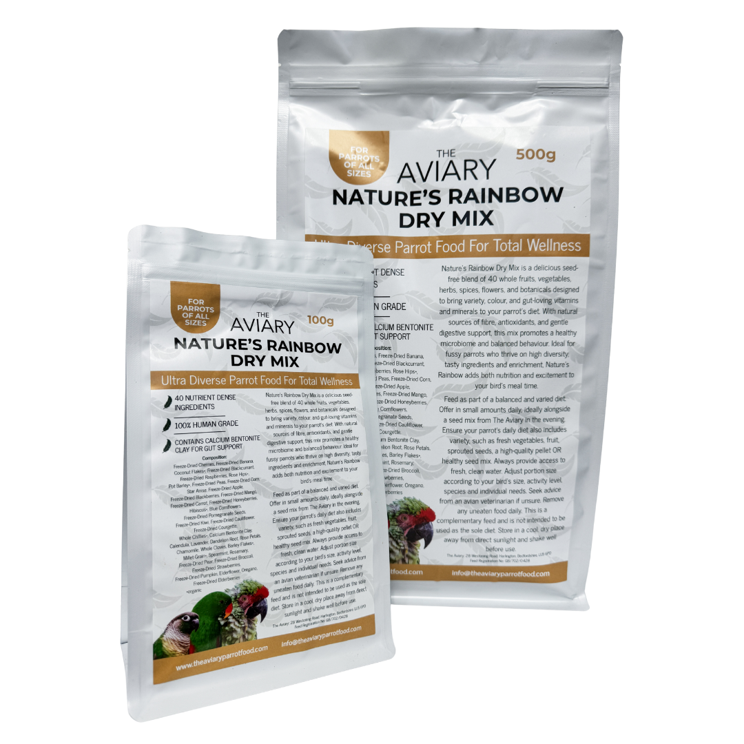Nature's Rainbow Dry Mix For Parrots - Ultra Healthy Parrot Food
