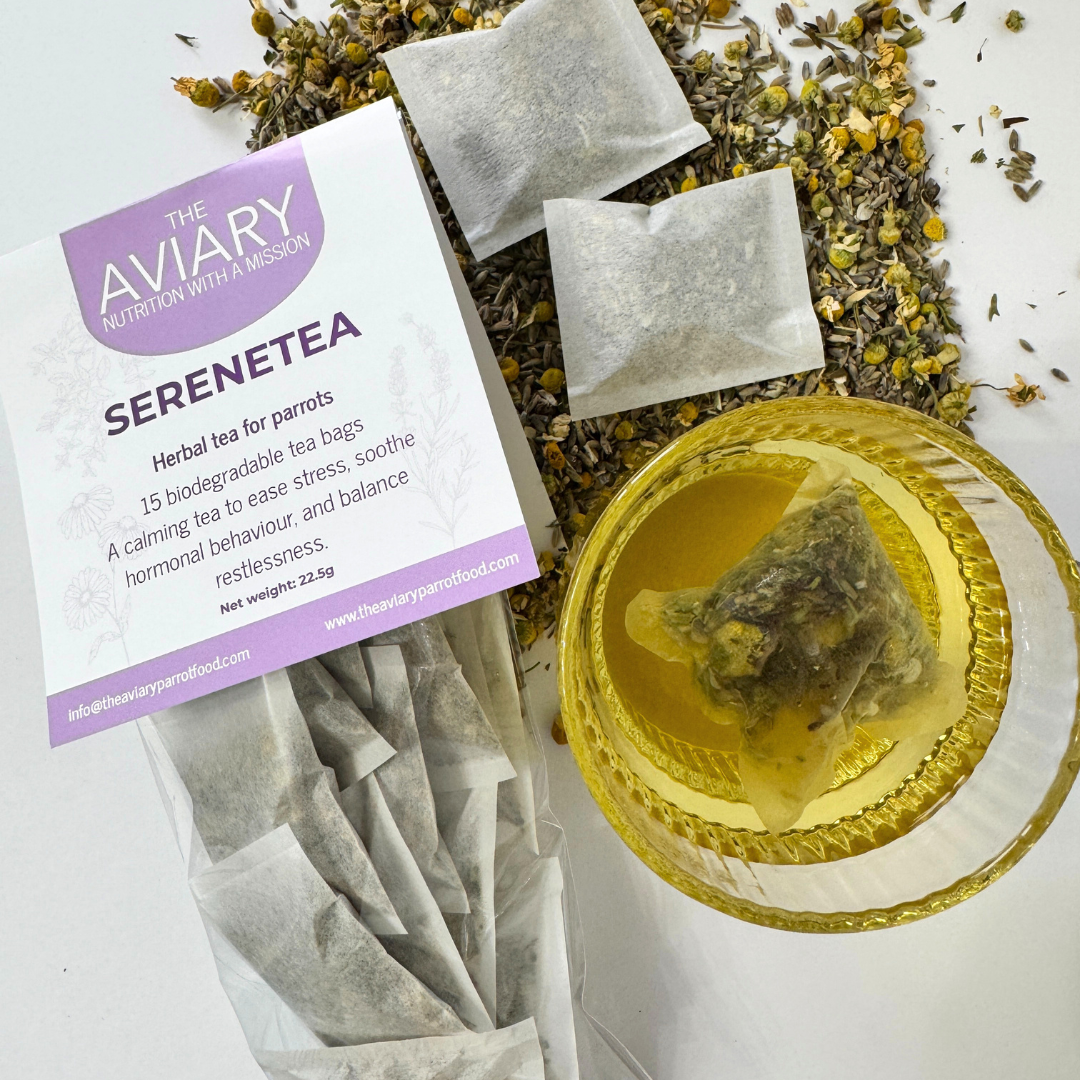 Serenetea - Herbal Tea For Parrots - The Aviary Parrot Food