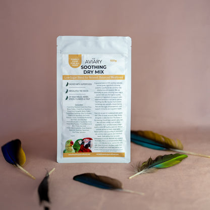 Soothing Dry Mix healthy parrot food low fruit parrot food 
