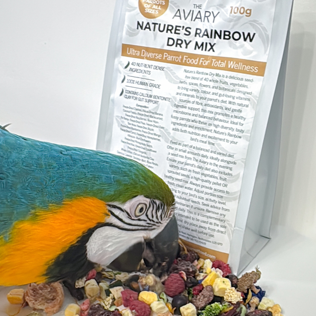 Nature's Rainbow Dry Mix For Parrots - Ultra Healthy Parrot Food