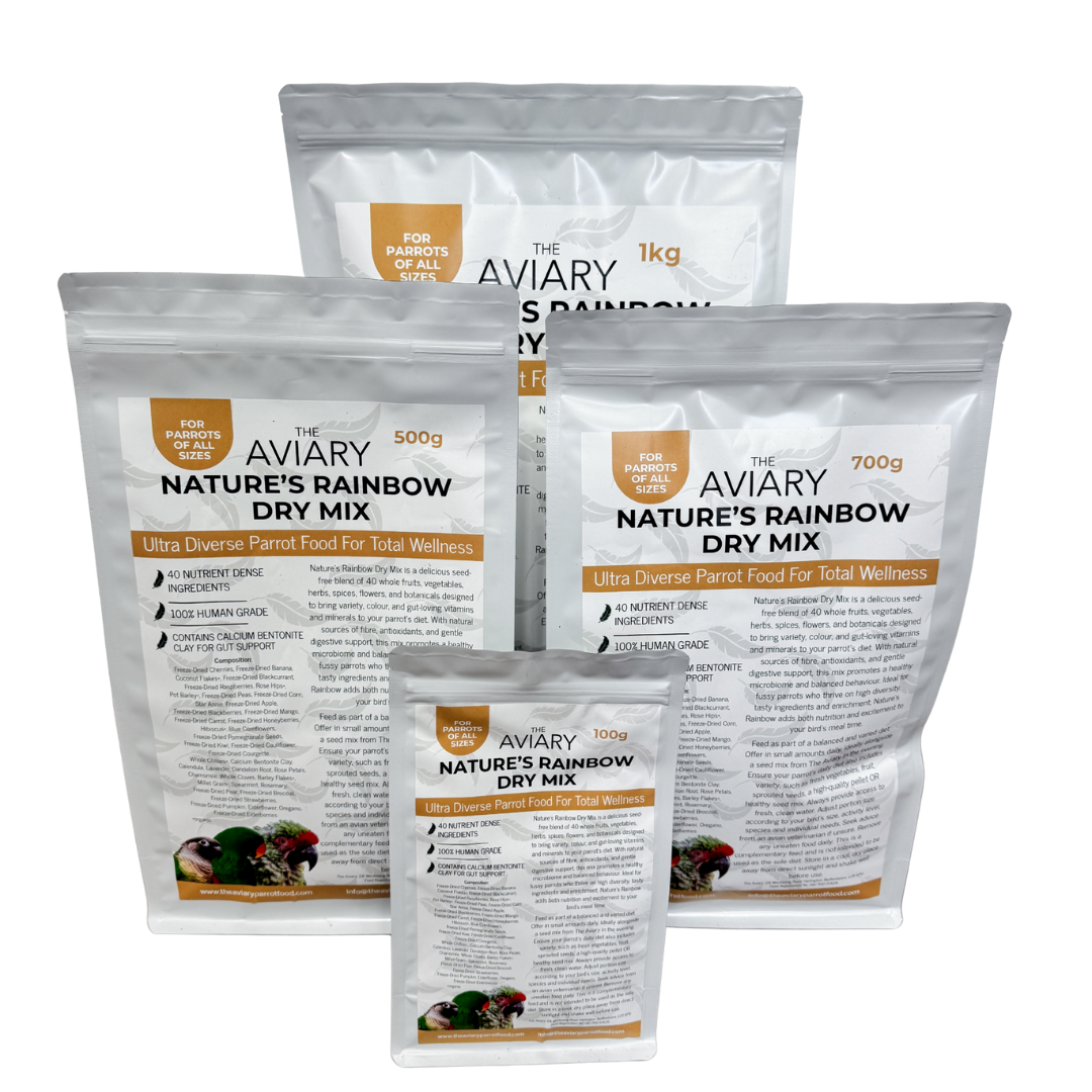 Nature's Rainbow Dry Mix For Parrots - Ultra Healthy Parrot Food